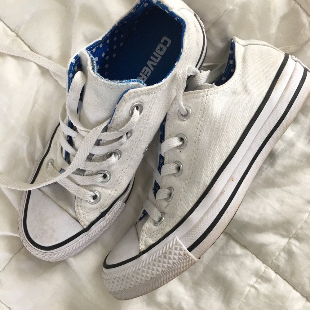 All white Converse